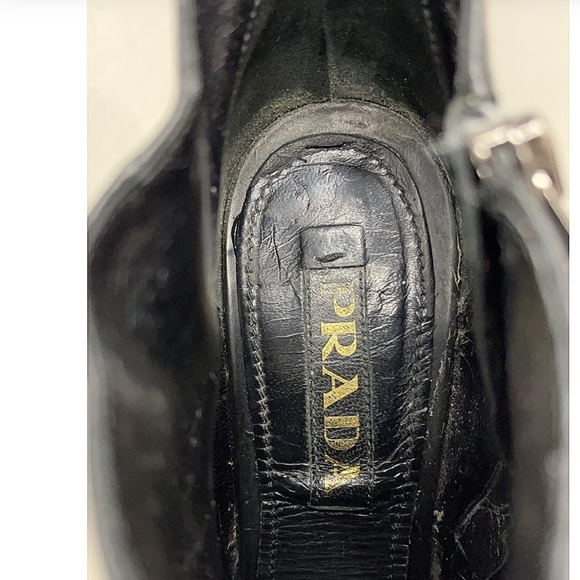 BLACK LEATHER ANKLE BOOTS - Picture 5 of 12